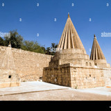 yezidi temple holiest shrine of the yezidis in lalish northern iraq kurdistan jesidischer lalish tem