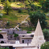 yazidi temples at lalish the holiest place in the world for the kurdish D063HP