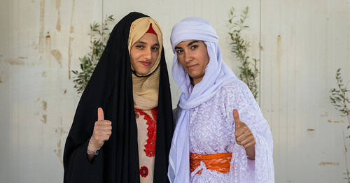 Yazidi girls Ashti IDP Camp.jpg