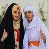 Yazidi girls Ashti IDP Camp