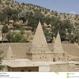 yezidi temple lalish kurdistan holy village situated north iraq iraqi 68115545