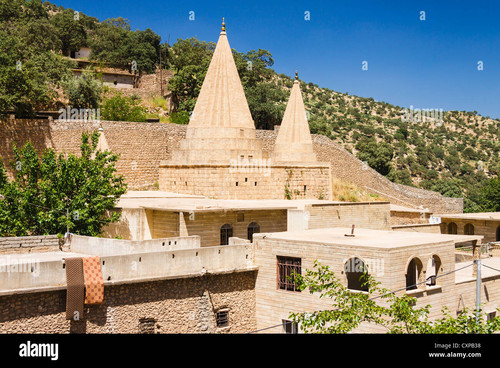 main temple at lalish the holiest place in the world to practitioners CXPB38.jpg