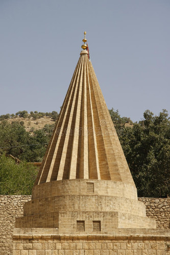 pinnacle yezidi temple lalish iraq holy village situated north iraqi kurdistan 68113330.jpg