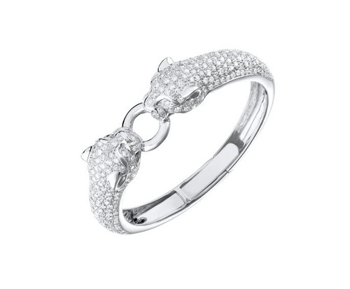 Diamond Double Head Panther Hinge Bracelet.jpg