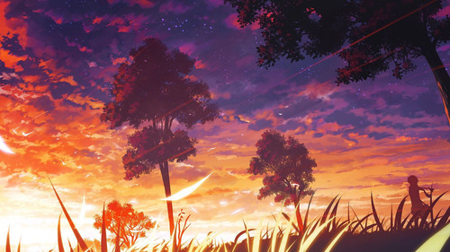 Starlit Paradise Background