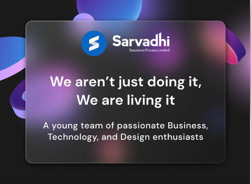 Sarvadhi Solutions Banner
