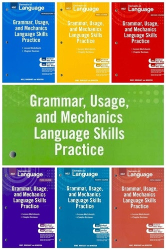 Grammar, Usage and Mechanics Language Skills Practice - 6 Level