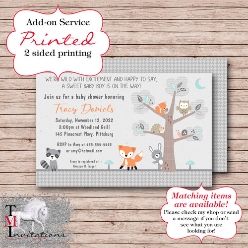 Woodland Friends Fox Racoon Owl Invite Printed.jpg