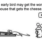 First Bird vs Second Mouse