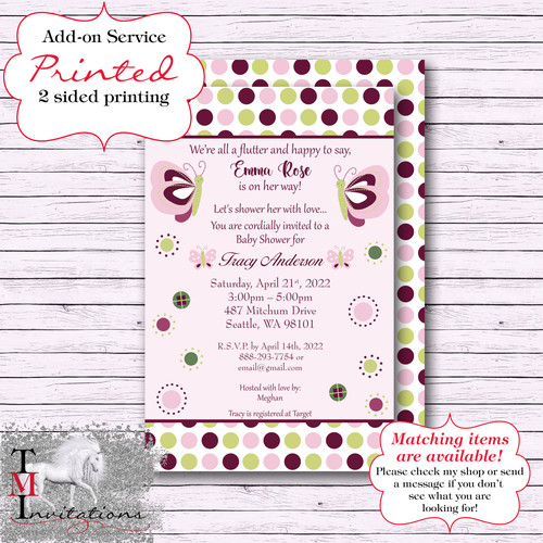 Raspberry Swirl Butterfly invite Printed.jpg