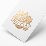 Metallic Foil Logo Baltar