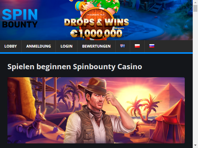 spinbounty casino no deposit bonus