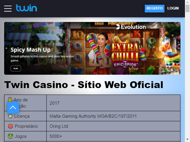  Revisão do Twin Casino