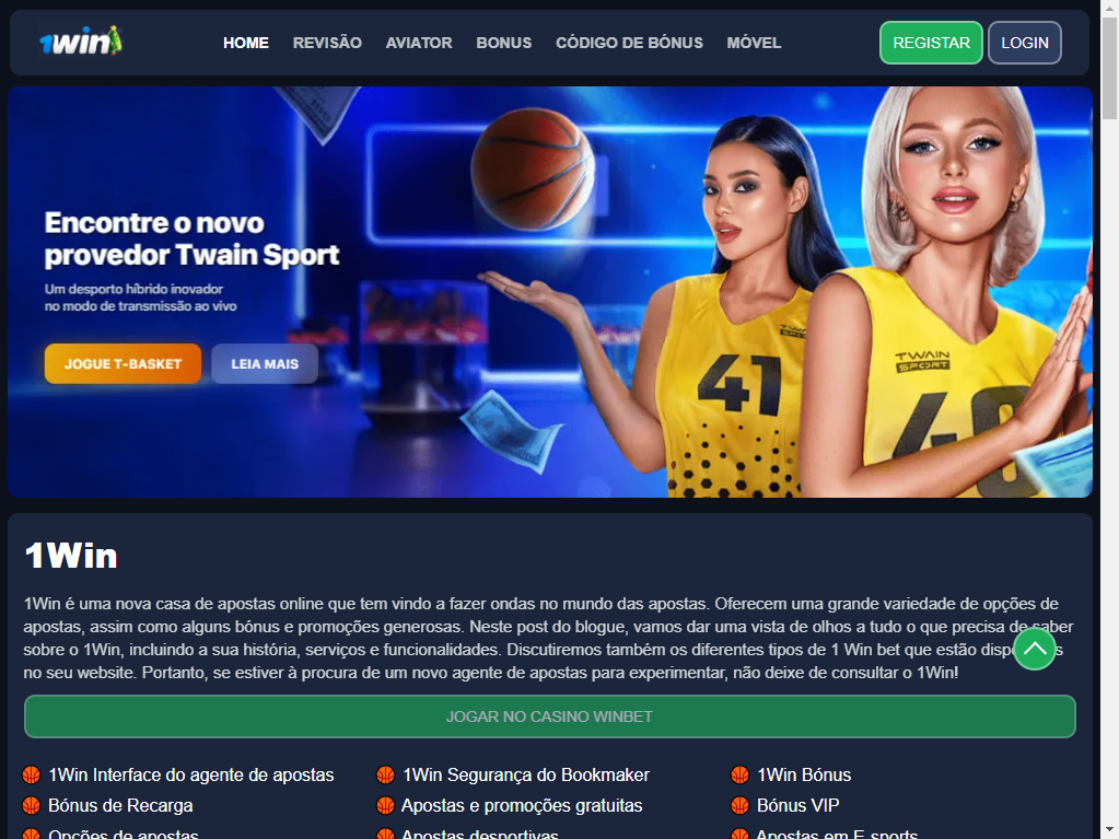  1WinBet Brazil Revisão