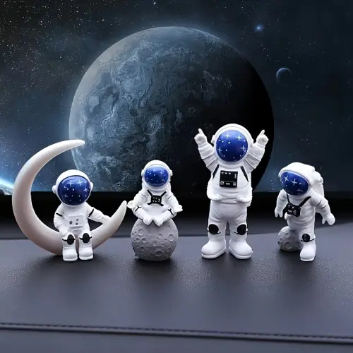 4pcs small creative astronaut ornaments desktop ornaments tv cabinet ornaments