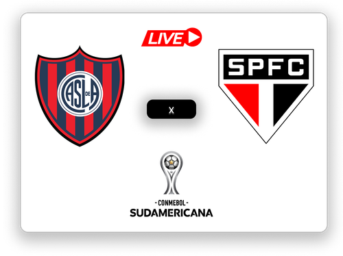 San Lorenzo x São Paulo (CONMEBOL Sudamericana) LIVE