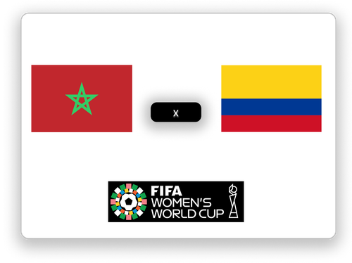 Morocco W x Colombia W (Womens World cup)