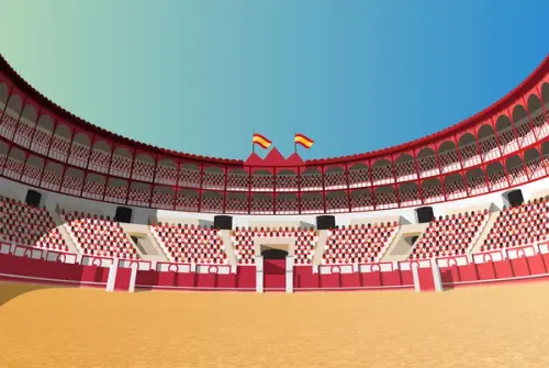 depositphotos 123033064 stock illustration spanish bullfight arena.webp