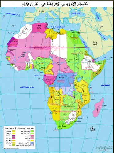 التقسيم الأوروبي لأفريقيا في القرن التاسع عشر
