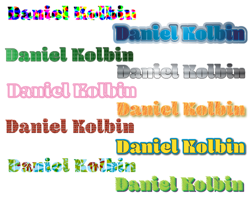"Daniel Kolbin" Illustrator-ified with Graphic Styles