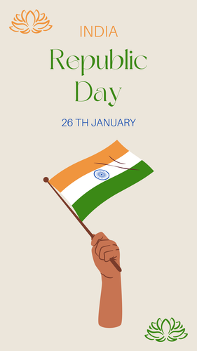 Neutral Minimalist Illustration Flag India Republic Day Instagram Story.png