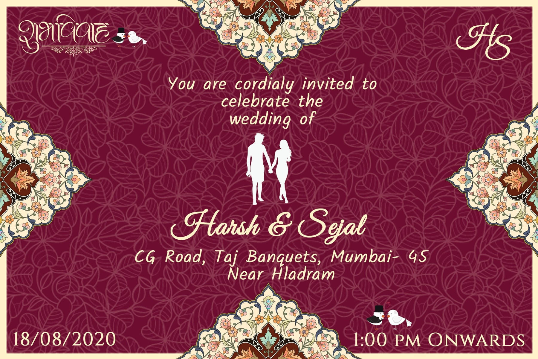 Invitation Card Maker in India (Free Online Templates)