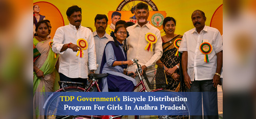 TDP Government's Bicycle Distribution Program For Girls In Andhra Pradesh.jpg