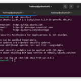 ssh localhost