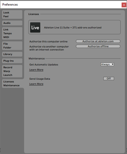 ableton registered 2.2