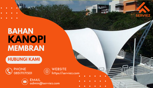 Bahan Kanopi Membran Berkualitas dengan Garansi, Bisa Custom Sesuai Keinginan Anda!

Bergaya dengan kanopi memukau yang tahan lama dan berkelas! Serviez mempersembahkan Bahan Kanopi Membran yang tidak hanya bergaransi, tetapi juga dapat disesuaikan sepenuhnya sesuai keinginan Anda.

? Keunggulan Bahan Kanopi Membran Serviez:
✅ Berkualitas Tinggi: Dibangun dengan bahan berkualitas tinggi untuk ketahanan jangka panjang.
✅ Customizable: Sesuaikan desain kanopi Anda dengan preferensi dan kebutuhan Anda.
✅ Garansi: Kami yakin akan kualitas produk kami dan memberikan garansi untuk ketenangan pikiran Anda.

Hubungi kami sekarang untuk mendapatkan konsultasi gratis! Kami siap membantu Anda mewujudkan impian Anda memiliki kanopi yang sempurna.

? Hubungi Kami:
? WhatsApp: 085171171501
? Email: admin@serviez.com
? Website: https://serviez.com

Jangan lewatkan kesempatan ini untuk memiliki kanopi yang istimewa. Serviez - Menghadirkan Keindahan dalam Setiap Detail! | ysrl