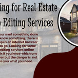 Searching for Real Estate Photo Editing Services