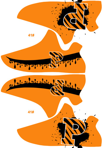 NCAA Princeton Tigers Yeezy Shoes Sneaker T1010 01 design.jpg