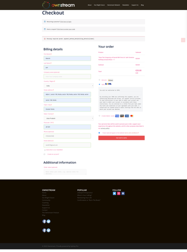 ownstream.co checkout 