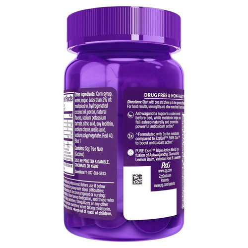 ZzzQuil PURE Zzzs Triple Action Gummy Melatonin Sleep Aid 42 Count (Pack of 2) 4.jpg