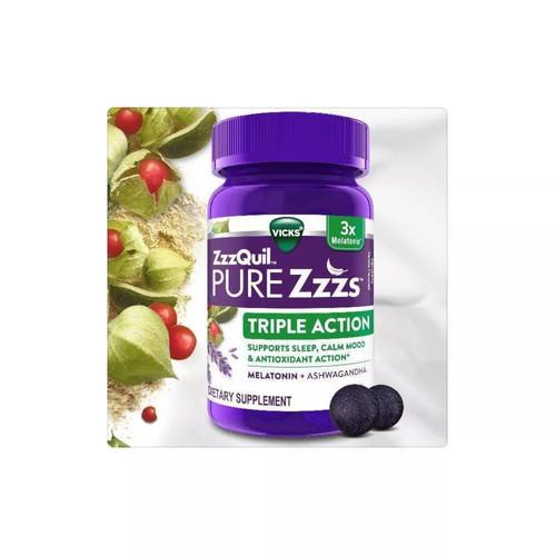ZzzQuil PURE Zzzs Triple Action Gummy Melatonin Sleep Aid 42 Count (Pack of 2) 5.jpg