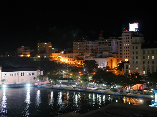 San Juan at night