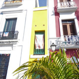 Narrowest house (In yellow)