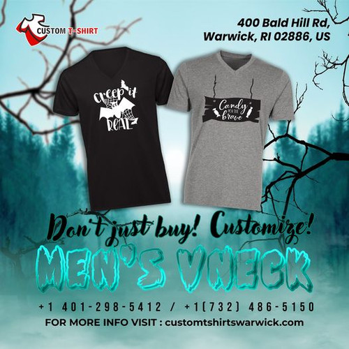 Buy Customized V-Neck T-Shirt at Warwick.jpg