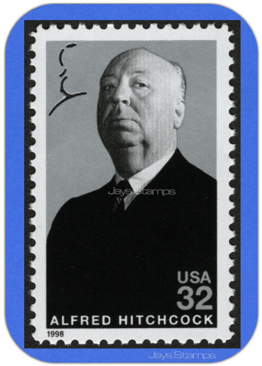 1998 ALFRED HITCHCOCK 4th Legends of Hollywood Single -MINT-GENUINE- Stamp #3226