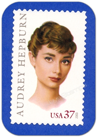 2003 AUDREY HEPBURN 9th Legends of Hollywood MINT Single 37¢ Stamp Cat # 3786