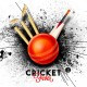 red ball hitting wicket stumps with bat black abstract splash background cricket fever concept 1302 .jpg