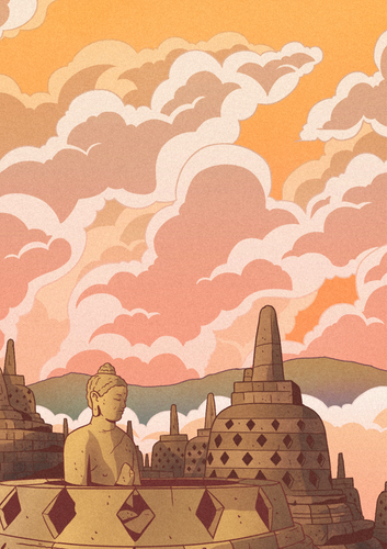 Brown Illustration Central Java Travel Agent Poster.png