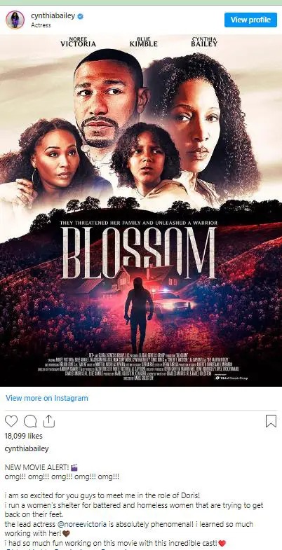 USA Fibroid Ambassador Cynthia Bailey Headlines New Movie “Blossom”.jpg