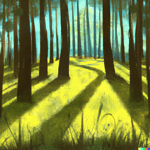 DALL·E 2023 03 22 01.15.51 Landscape in the forest paint.png