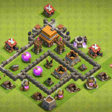 best town hall 4 farming base link