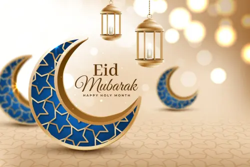 crescent blue moons realistic eid mubarak 52683 37668.webp