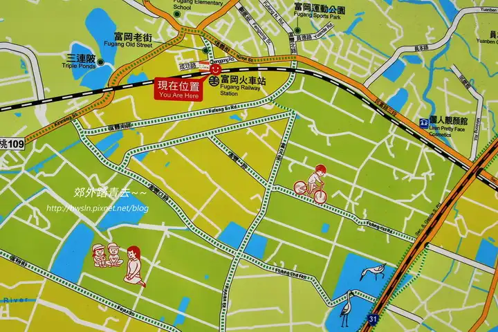 富岡自行車道地圖