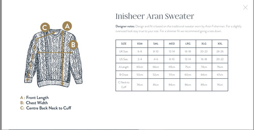 inisheer aran wool sweater women lavender color 100 merino wool irish treditional design size xxl (6.jpg