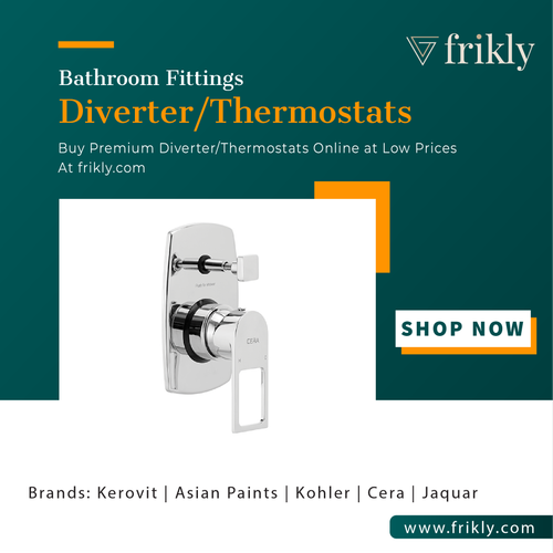 Upgrade Your Bathroom with a Trendy Diverter or Thermostats in india | Frikly.png