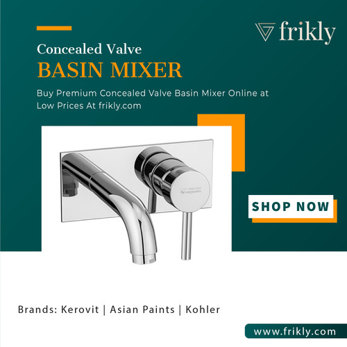 Upgrade Your Bathroom with a Trendy Concealed Valve Basin Mixer in india | Frikly.jpg
